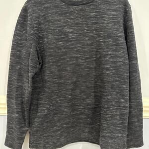 Theory Men's Grey and Black/Blue Jumper